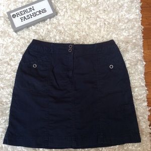 Karen Scott navy skort